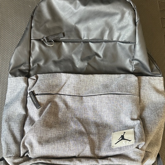 Jordan Black and Gray Backpack - Picture 1 of 5